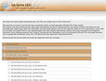 Tablet Screenshot of ich-lerne-css.de